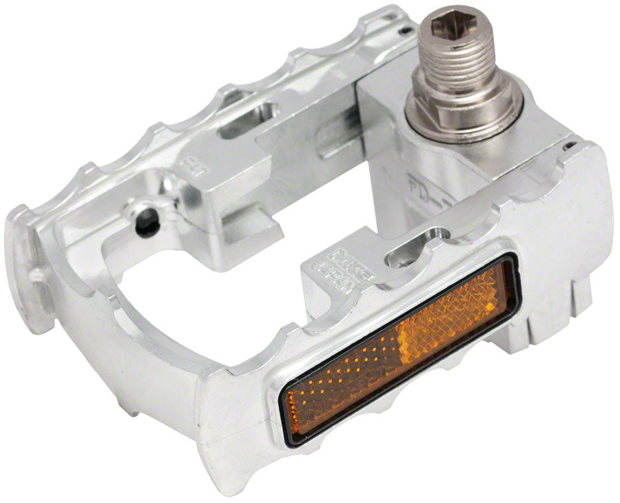 MKS FD-7 Pedals - Folding Aluminum 9/16" Silver