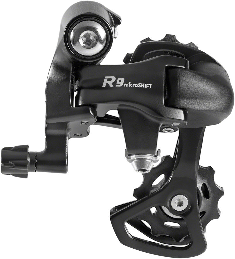 microSHIFT R9 Rear Derailleur 9-Speed Short Cage Shimano Road Compatible BLK