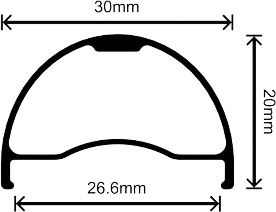 Velocity Blunt SS Rim - 27.5" Disc Black 32H