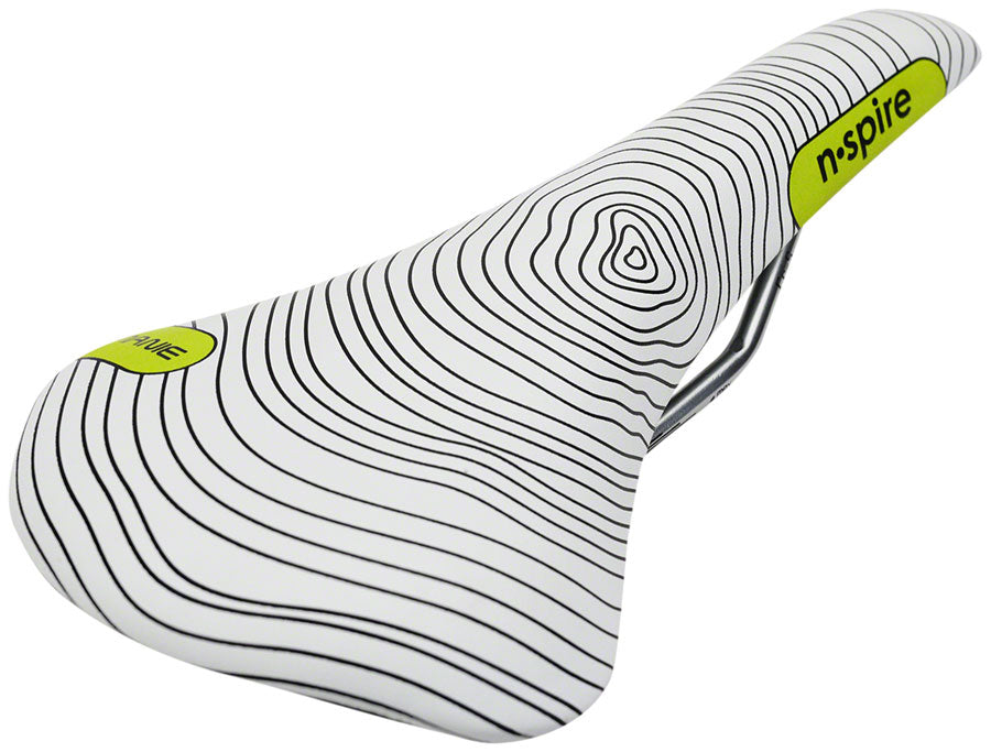 Smanie N.Spire Saddle - Chromoly Microfiber White 156