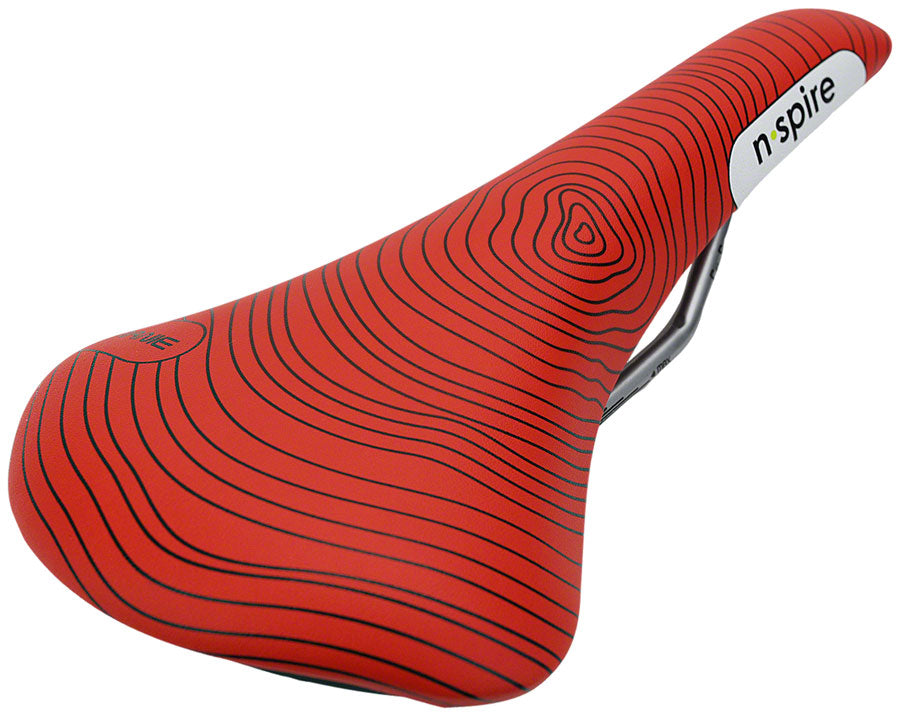 Smanie N.Spire Saddle - Chromoly Microfiber Red 156