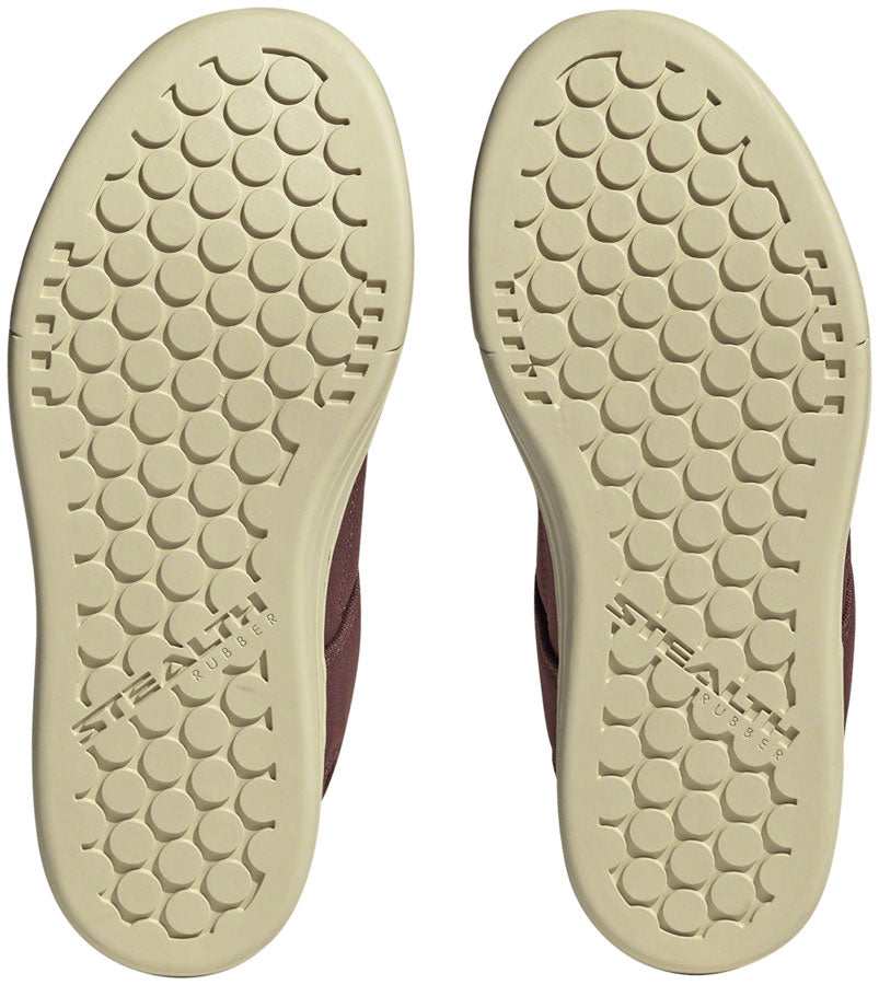 Five Ten Freerider Canvas Flat Shoes - Womens Quiet Crimson/Core Pulse Lime 9.5