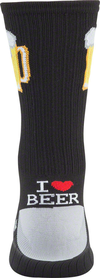 SockGuy SGX Tallboy Socks - 6" Black Large/X-Large