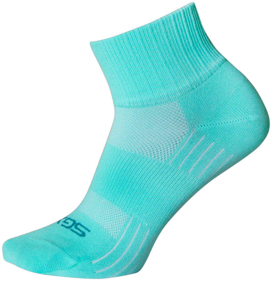 SockGuy Aqua Sugar SGX Socks - 2.5" Aqua Large/X-Large