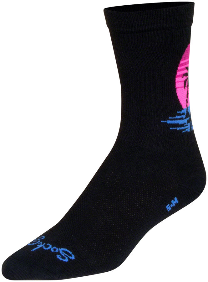 SockGuy Sunset Crew Sock - 6" Small/Medium