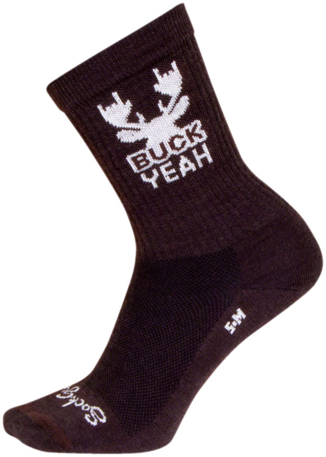 SockGuy Buck Yeah Wool Socks - 6" Small/Medium