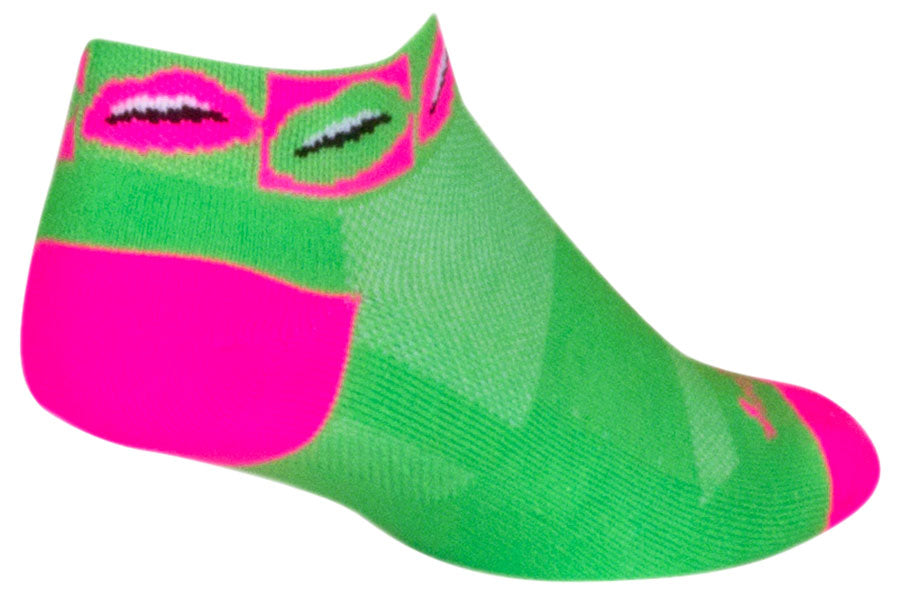 SockGuy Classic Smooch Socks - 1" Green Large/X-Large