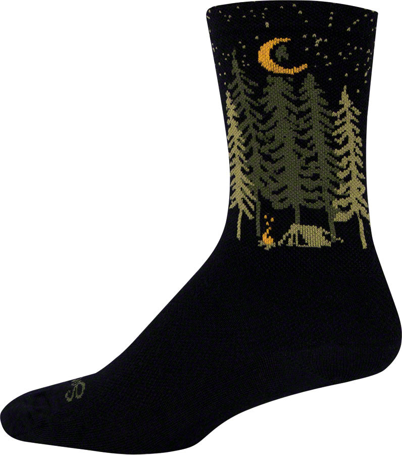 SockGuy Wool Camper Socks - 6" Black Large/X-Large