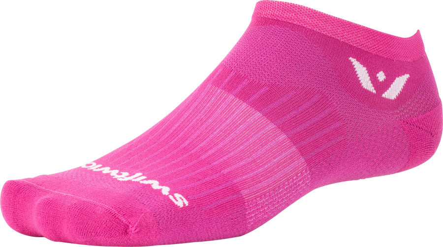 Swiftwick Aspire Zero Socks - No Show Pink Medium
