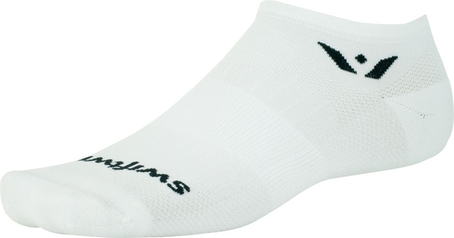 Swiftwick Aspire Zero Socks - No Show White Medium