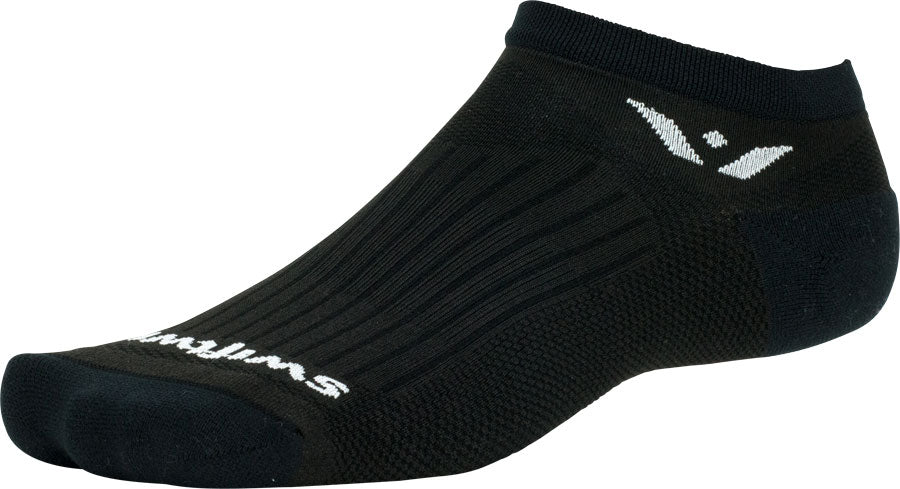 Swiftwick Performance No Show Socks - No Show Black X-Large
