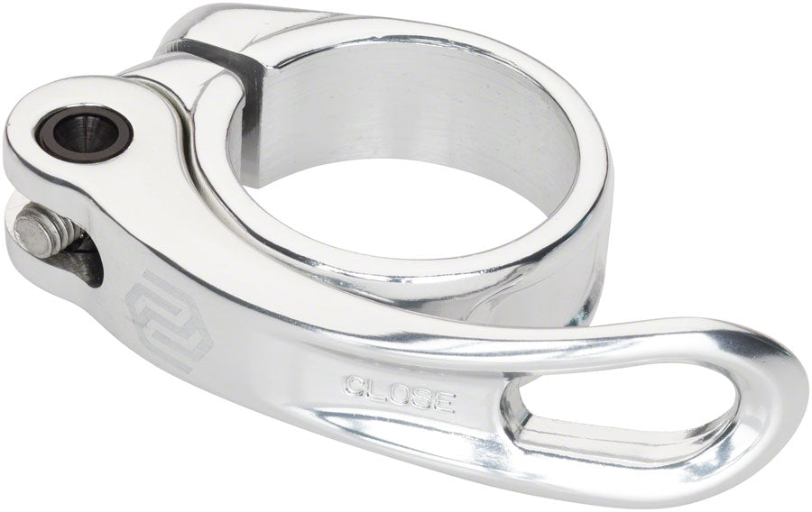 Promax QR-1 Quick Release Seatpost Clamp - 34.9mm Silver