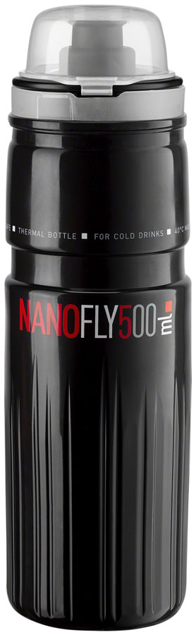 Elite Nanofly Insulated Water Bottle - 500ml Dark Gray