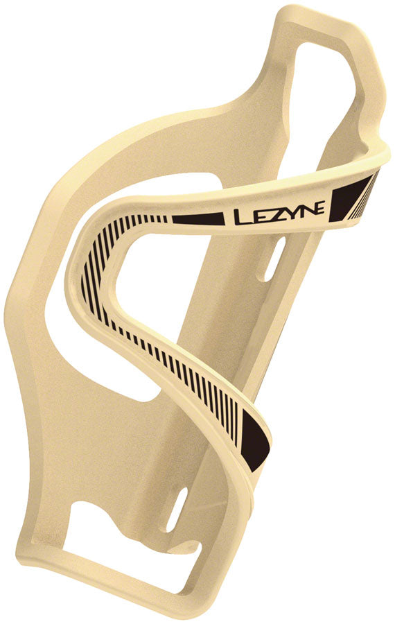 Lezyne Flow SL Water Bottle Cage - Left Side Entry Matte Tan