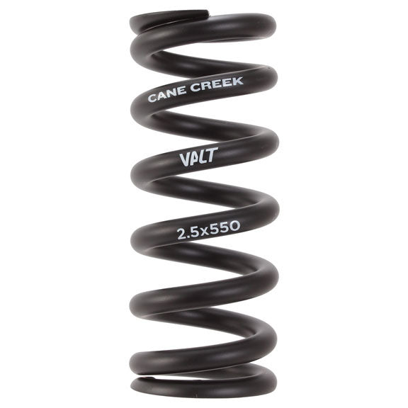 Cane Creek VALT Lightweight Steel Spring Coil Shock 2.50"/63mm x 550lbs BLK