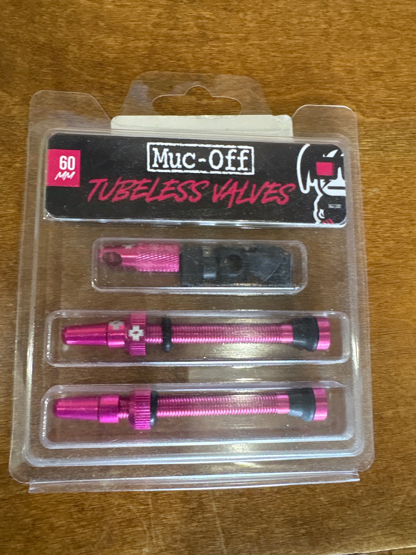 Muc-Off V2 Tubeless Valve Kit - Black 60mm Pair