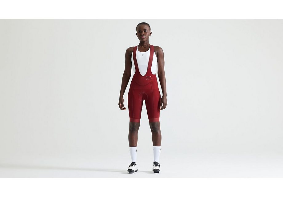 Specialized sbc foundation bib short wmn garnet red l