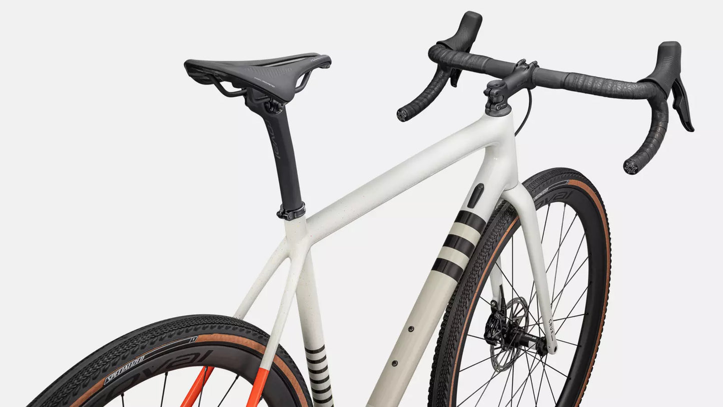 2024 Specialized crux pro bike gloss dune white birch cactus bloom speckle 49