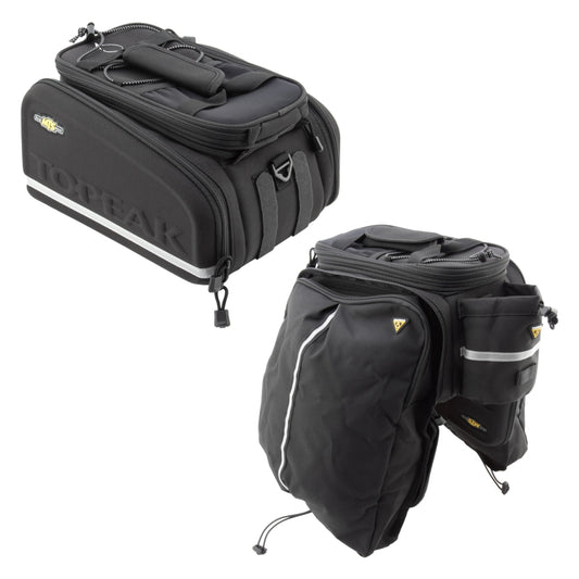 Topeak MTS Trunk Bag DXP Rack Bag Expandable Panniers - Strap Mount BLK