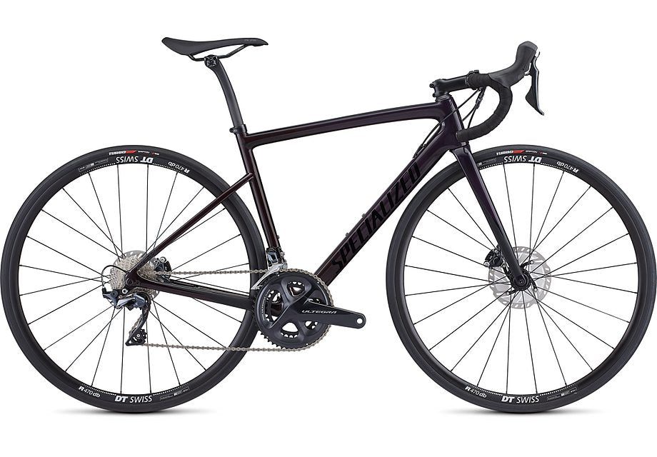 Specialized tarmac wmn sl6 comp disc gloss purple tint - red fade/satin black 49