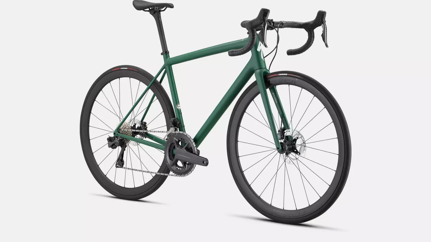 2024 Specialized aethos expert bike pine green / white 61