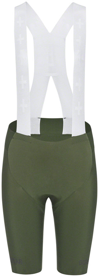 Gorewear Distance Bib Shorts + 2.0 - Green Womens Medium/8-10