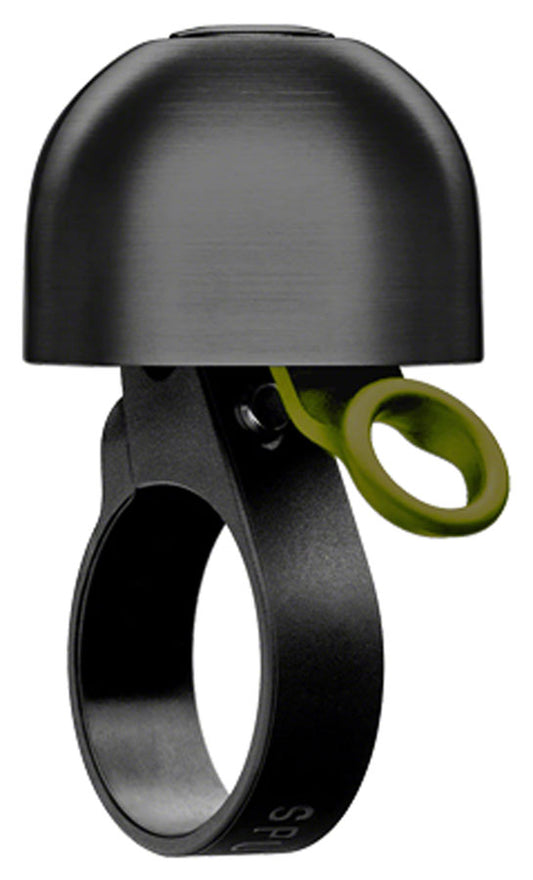 Spurcycle Compact Bell - 31.8mm Black/Yelllow Green