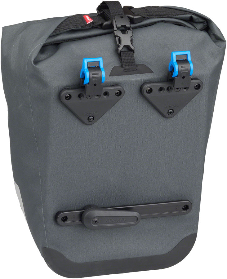 Salsa EXP Series Agave Pannier - 12.5L Roll-Top Gray Each