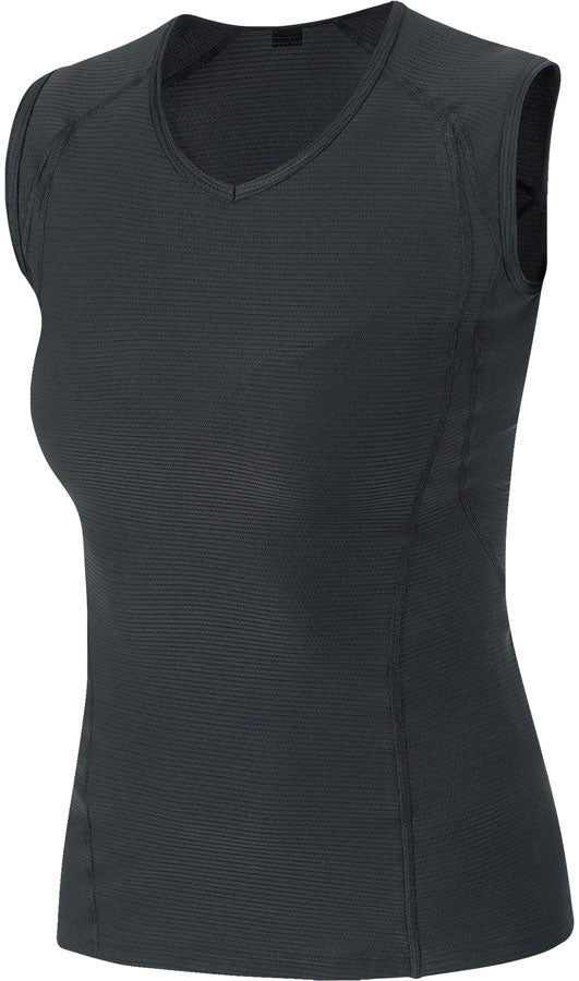 Gorewear M Base Layer Sleeveless Shirt - Black Womens Small