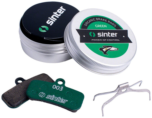 Sinter Green s2032 Compound Organic Disc Brake Pads - Shimano D Type Sinter Type 003 One Pair