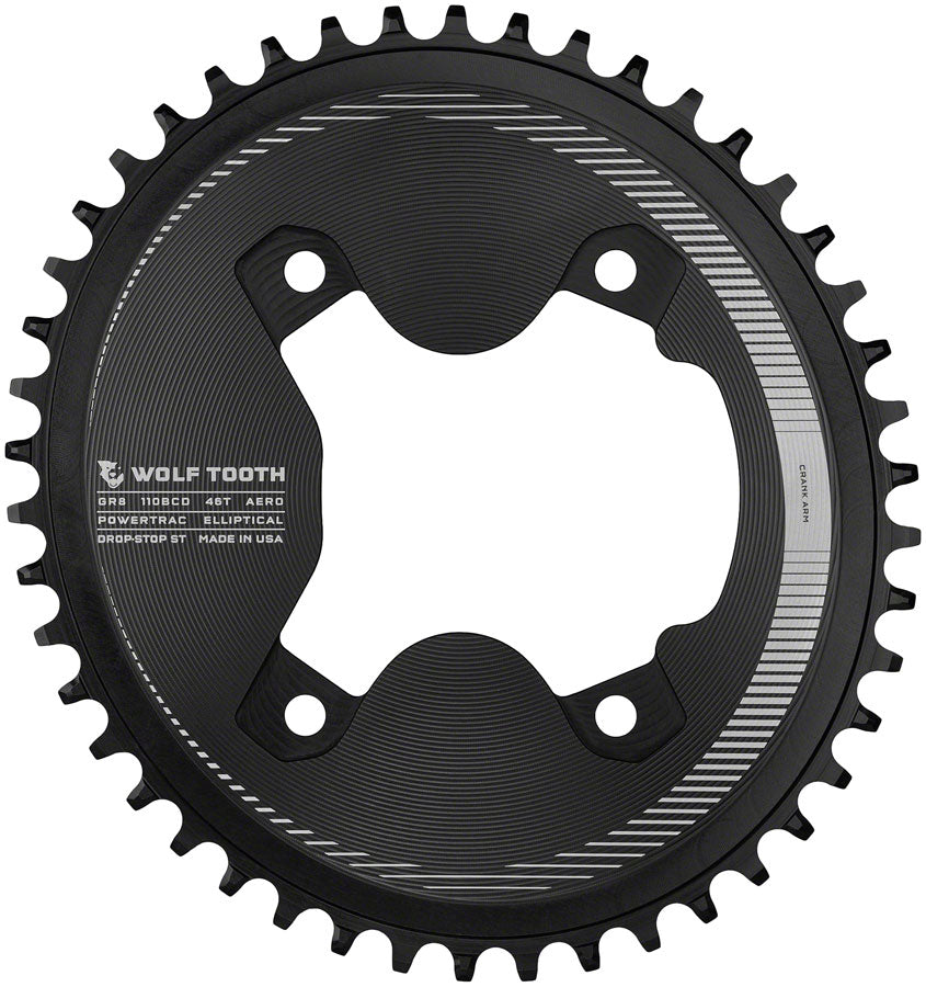 Wolf Tooth Elliptical Aero Asymmetric BCD Chainring - Thumbnail 4