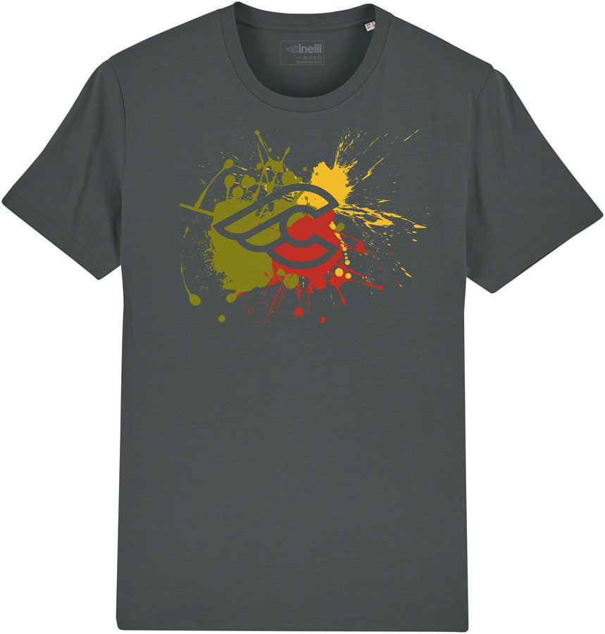 Cinelli Splash T-Shirt - Charcoal Small