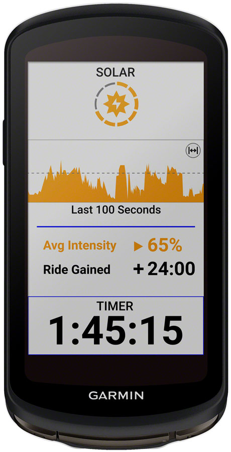 Garmin Edge 1040 Solar Bike Computer - GPS Wireless Black