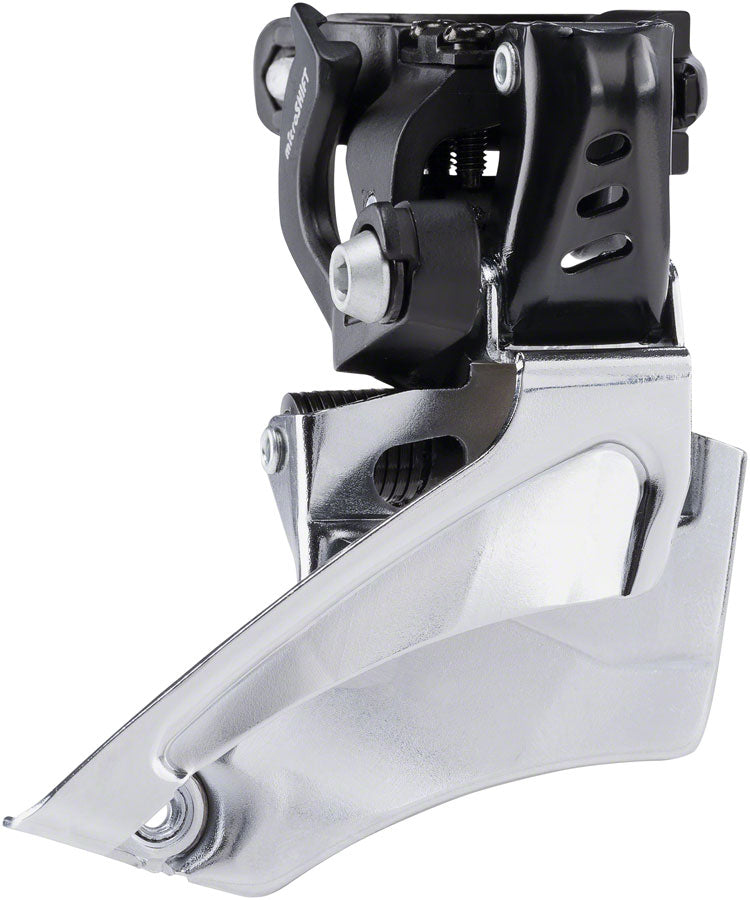 microSHIFT MarvoLT Trekking Front Derailleur - 8-Speed Double 48t Max Mid-Mount Band Clamp Shimano Compatible