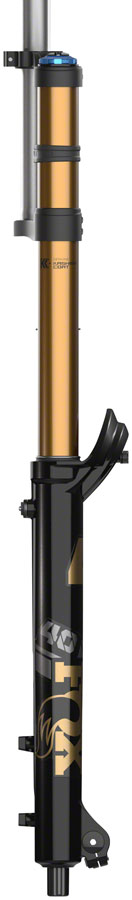 FOX 40 Factory Suspension Fork - 27.5" 203 mm 20TA x 110 mm 48mm Offset GRIP X2 Damper Shiny BLK