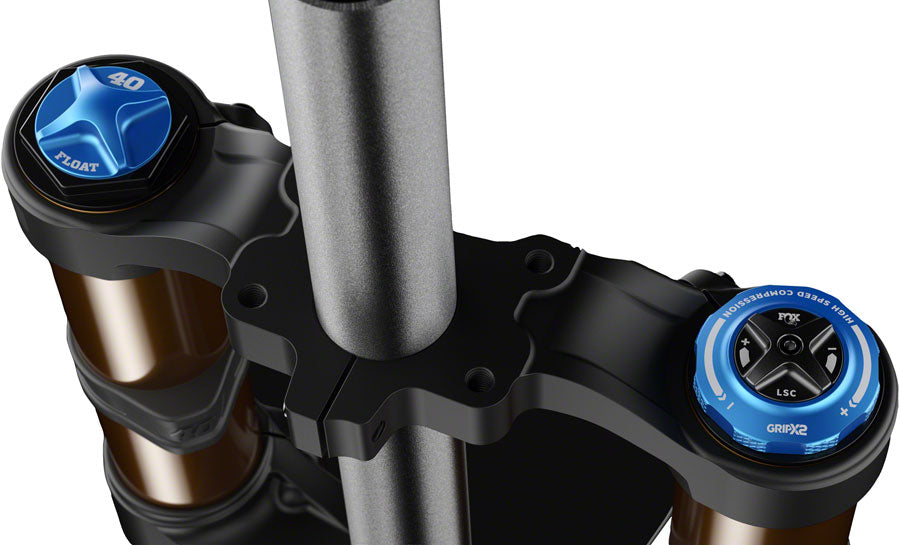 FOX 40 Factory Suspension Fork - 27.5" 203 mm 20TA x 110 mm 48mm Offset GRIP X2 Damper Shiny BLK