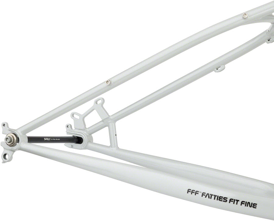 Surly Moonlander Fat Tire Bike Frameset 24 Steel Lunar Dust Gray X Large