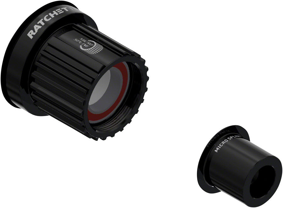DT Swiss Ratchet LN Freehub Body - Shimano Micro Spline Standard Aluminum Sealed Bearing Kit w/ End Cap 12 x 142/148 mm