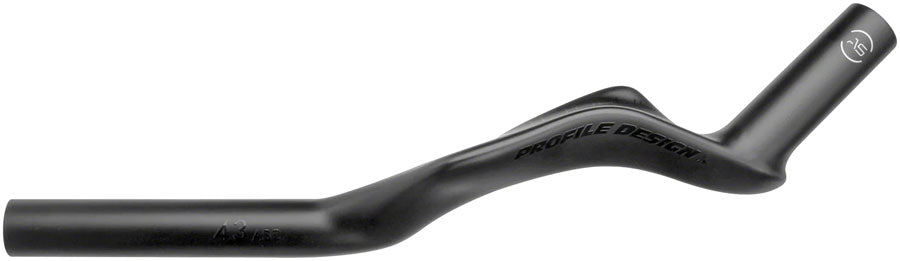 Profile Design 43 ASC Carbon Aerobar Extensions - Carbon 340mm Black