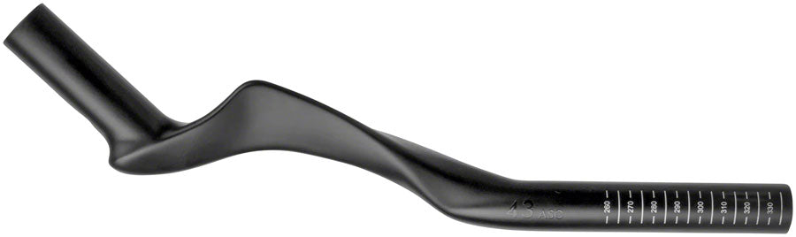 Profile Design 43 ASC Carbon Aerobar Extensions - Carbon 340mm Black