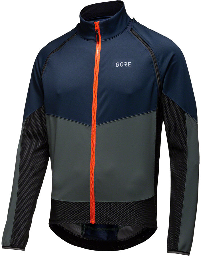 Gorewear Phantom Jacket - Orbit Blue/Urban Grey Mens Medium