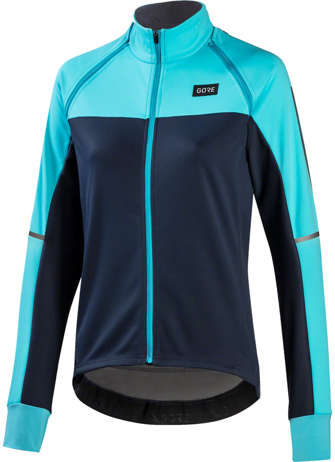 Gorewear Phantom Jacket - Orbit Blue/Scuba Blue Womens Small
