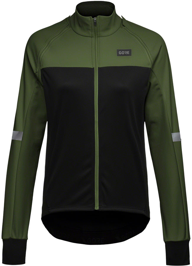 Gorewear Phantom Jacket - Black/Green Womens Large