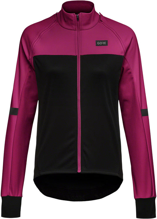 Gorewear Phantom Jacket - Black/Process Purple Womens Small/4-6