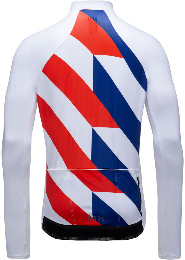 Gorewear C5 Thermo Jersey - White/Fireball Mens Medium