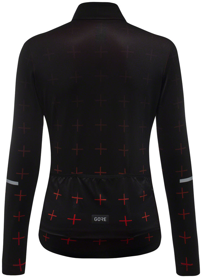 Gorewear Progress Thermo Jersey - Black/Fireball Womens Small
