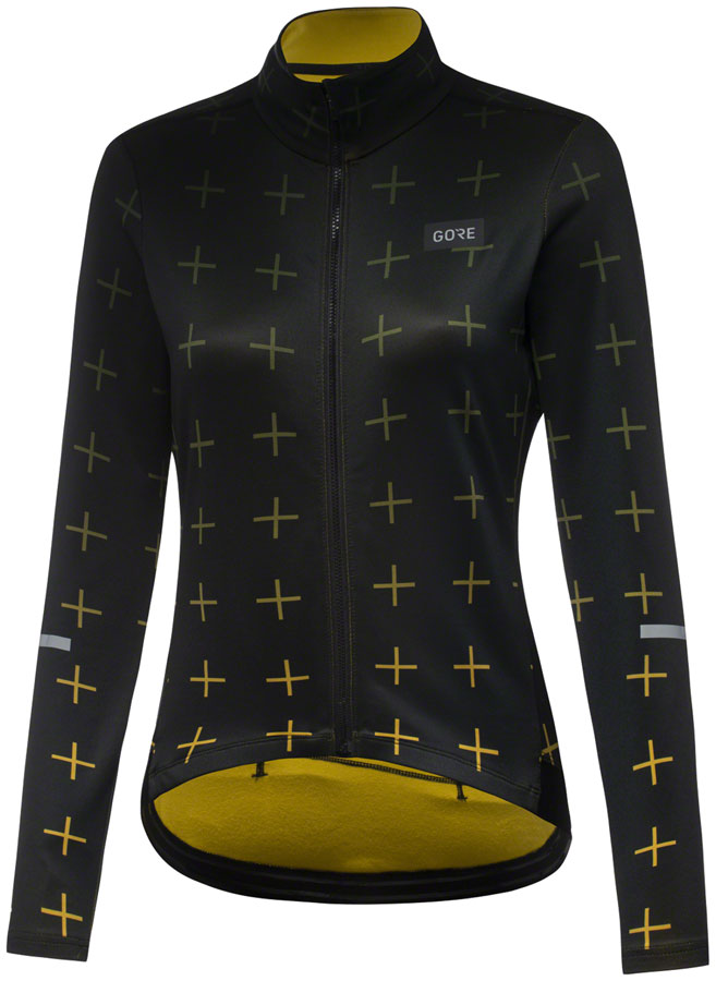 Gorewear Progress Thermo Jersey - Black/Uniform Sand Womens Large