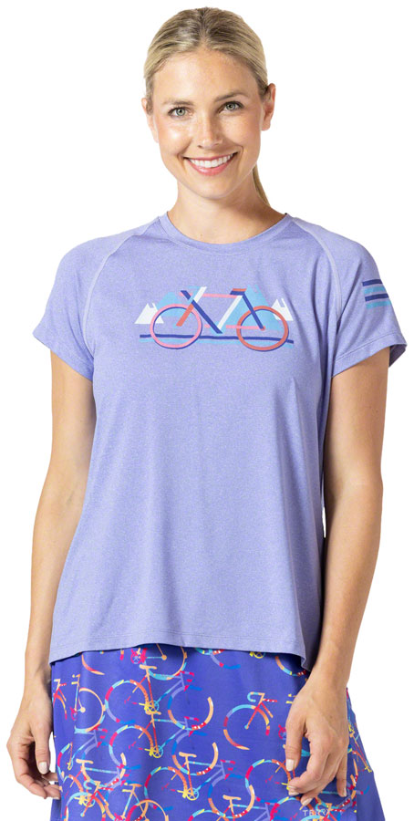 Terry Tech Tee - Flow Iris/Block X-Small