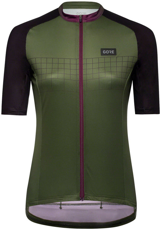 Gorewear Grid Fade Jersey 2.0 - Green/Purple Womens Medium