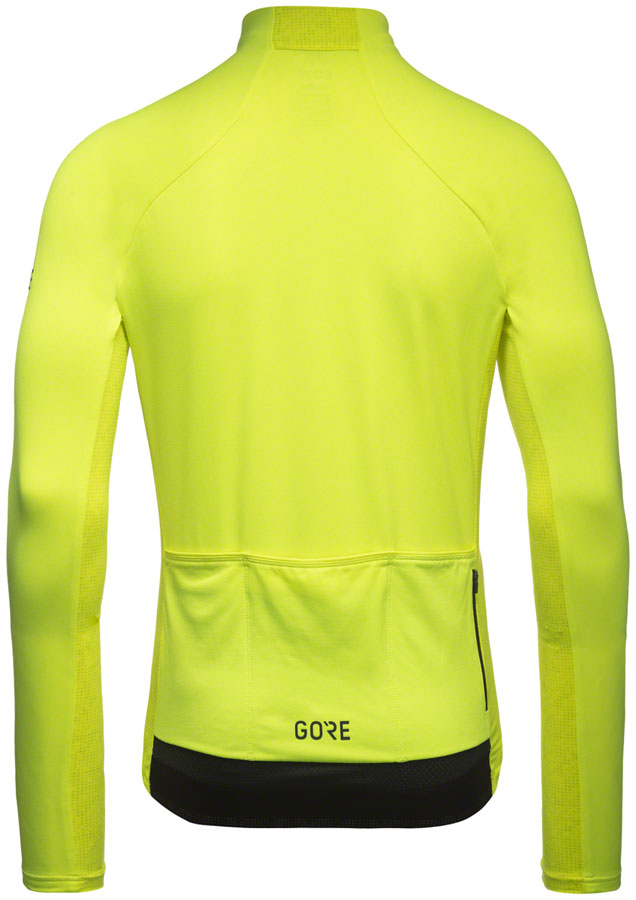 Gorewear C5 Thermo Jersey - Yellow/Utility Green Mens Large